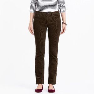 JCrew Matchstick Corduroy Pants